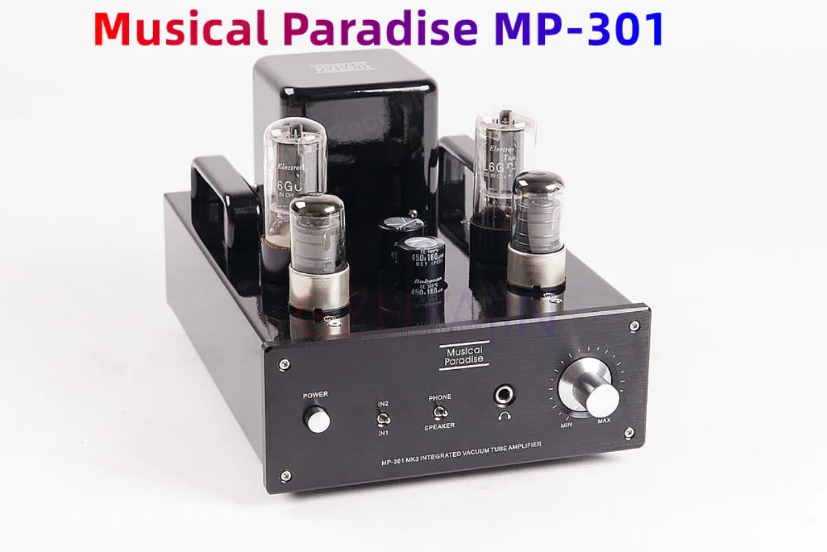 Musical paraíso MP-301 MK3 Mini amplificador tubo con salida auriculares (Deluxe) 6L6 + 6J8P 6L6 EL34 KT88-terminó la clase