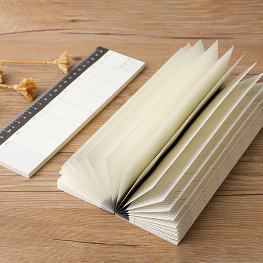 1 قطعة دليل خطة الكفاءة الأسبوعية، مذكرة، دفتر الجدول الزمني، المفكرة المكتبية، لوازم القرطاسية #4