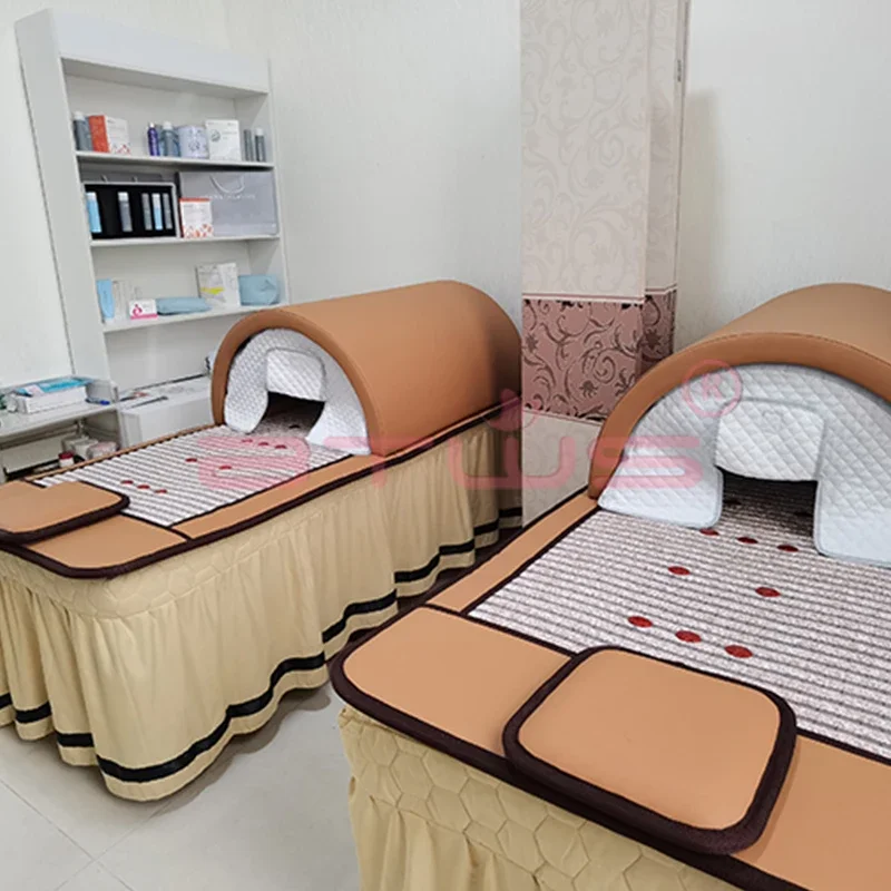 Guangyang Factory Direct Luxury Dome Infrared Sauna lie in dome sauna infrared full body