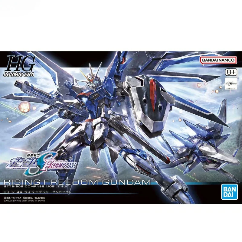 

BANDAI Gundam Original Box Assembly Toy HG1/144 H243 STTS-909 Ascension Free Gundam Anime Peripherals Model Collection Gifts