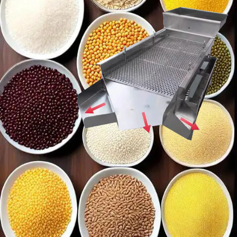 Линейная вибрирующая машина, небольшая промышленная вибрирующая машина из нержавеющей стали для пищевого чая, зерна