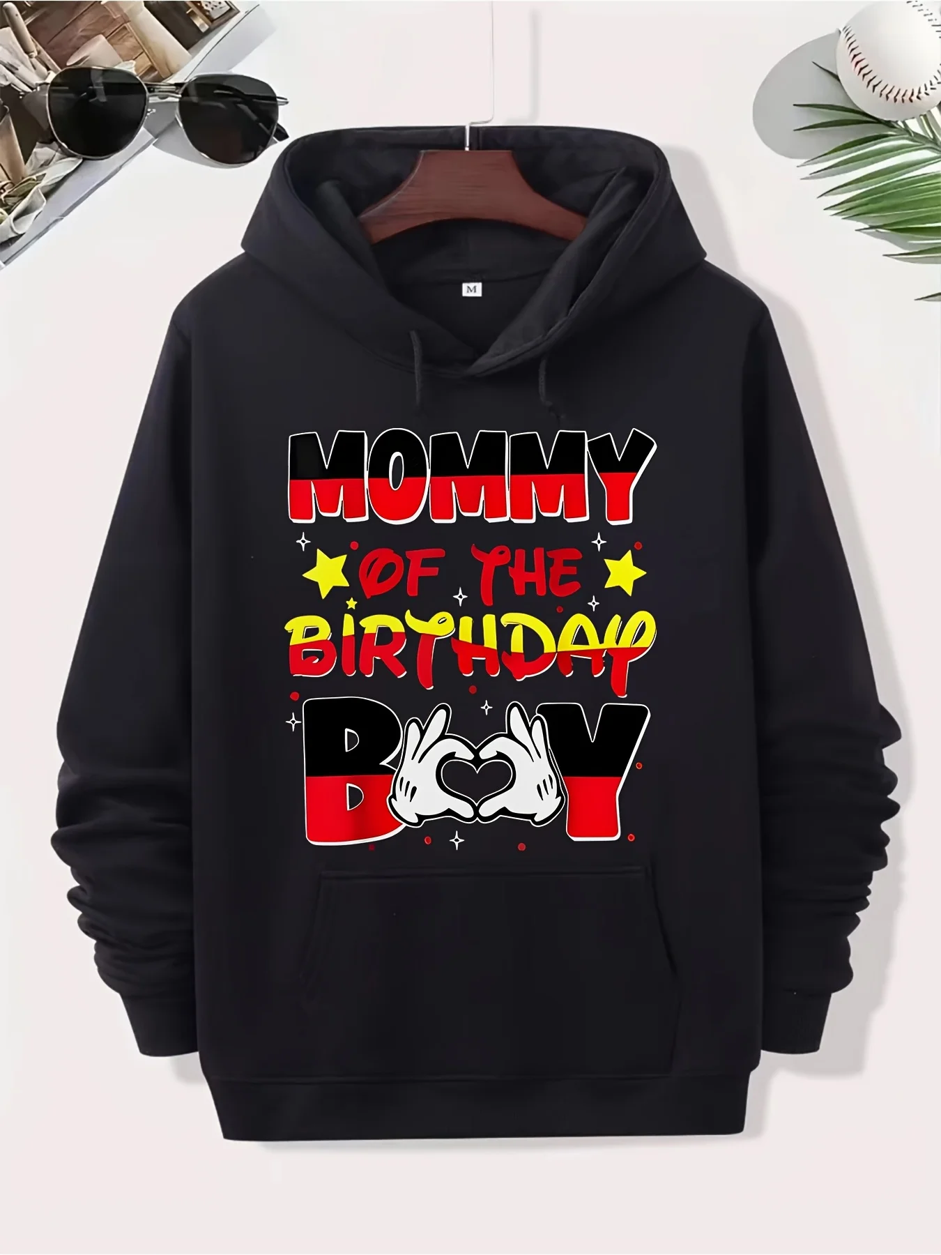 

Men's Birthday Party Hoodie - Disney Official Birthday Boy Mom Pattern Hoodie Hoodie Sweatshirt