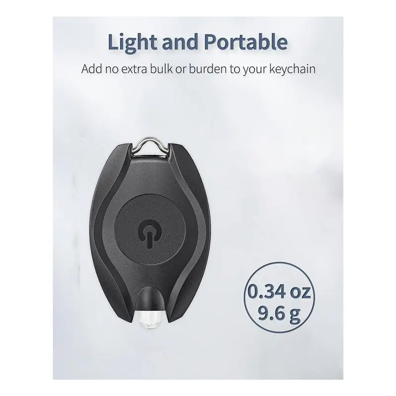 FLYY-10er-Pack LED-Schlüsselanhänger-Taschenlampe Mini-LED-Schlüsselanhänger-Licht Tragbare Ultrahelle Batteriebetriebene Schlüs – Detail 5