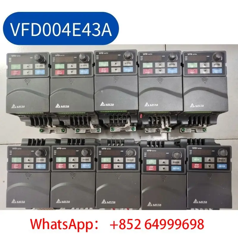 

VFD004E43A 380V 0.4KW inverter second-hand Test OK