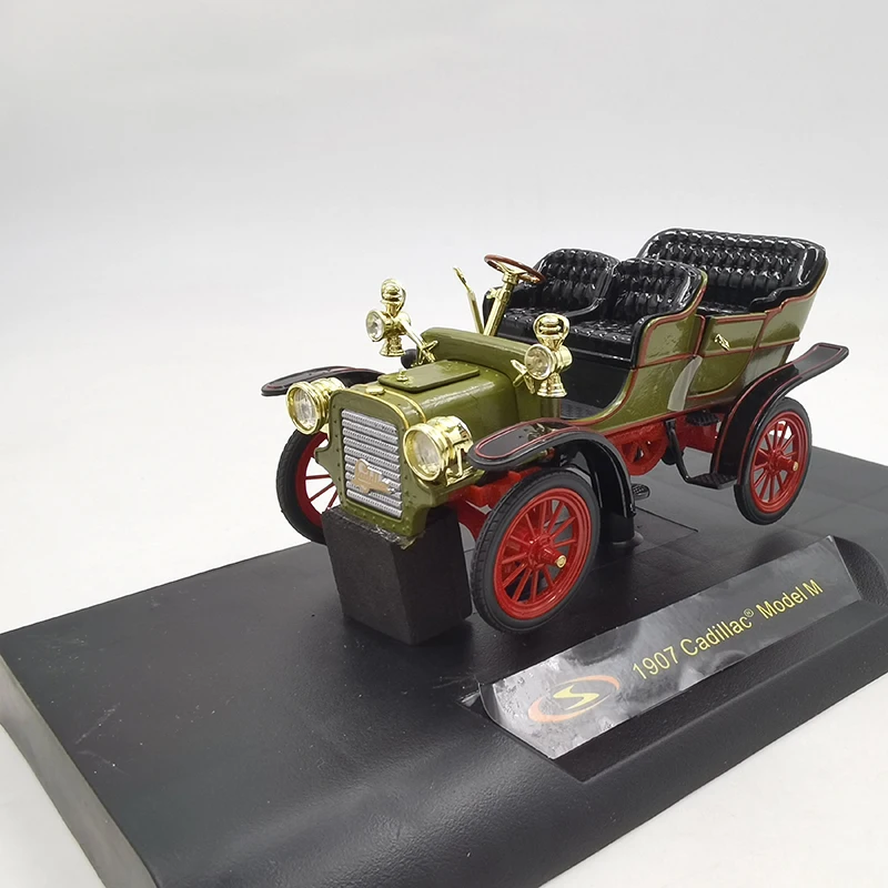 Diecast 1:32 Scale 1907 Simulation Alloy Classic Car Model Adult Collection Souvenir Ornaments Display Vehicle Toys