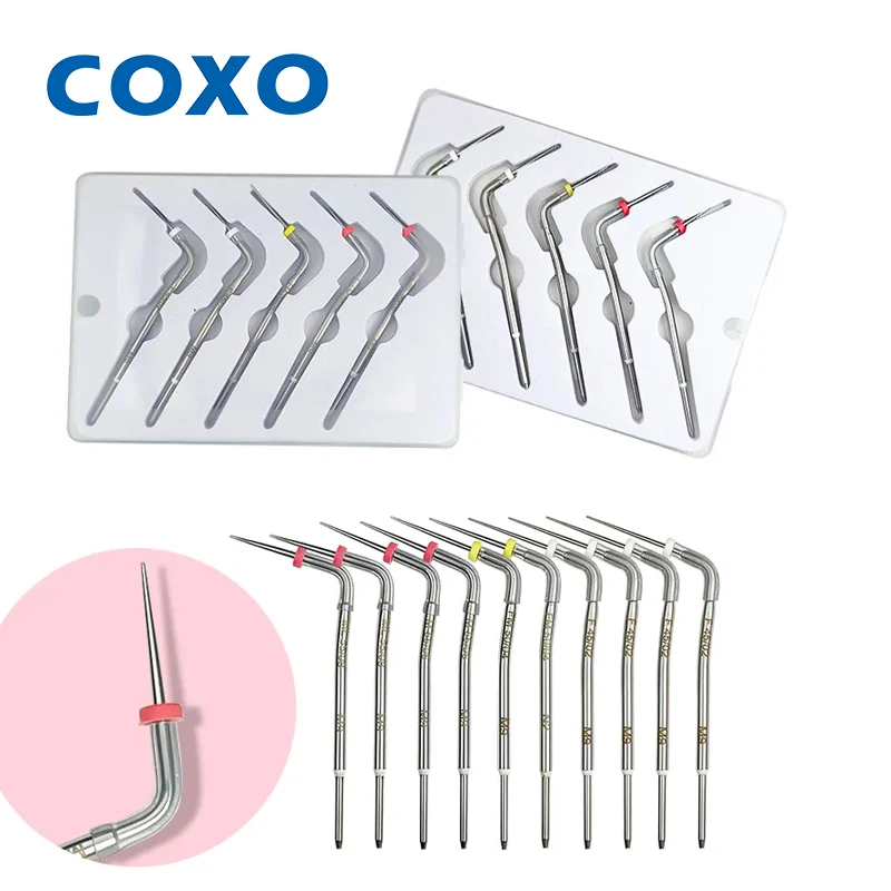 

COXO Dental Endodontic Heating Pen Featuring Adjustable Temperature Control Assorted Needle Tips for Gutta Percha Placement