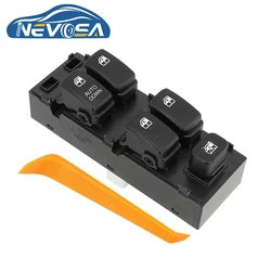 NEVOSA 93570-1C110 LHD Front Left Driver Power Window Switch Button For Hyundai Getz Matrix 2003 2004 2011 Kia Carens 2002 2005