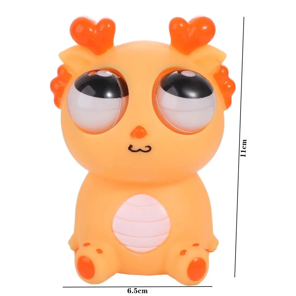 Simulation Dragon Burst Eye Dragon presser dessin animé Animal presser balle jouets créatifs TPR presser étirement balle bébé jeu