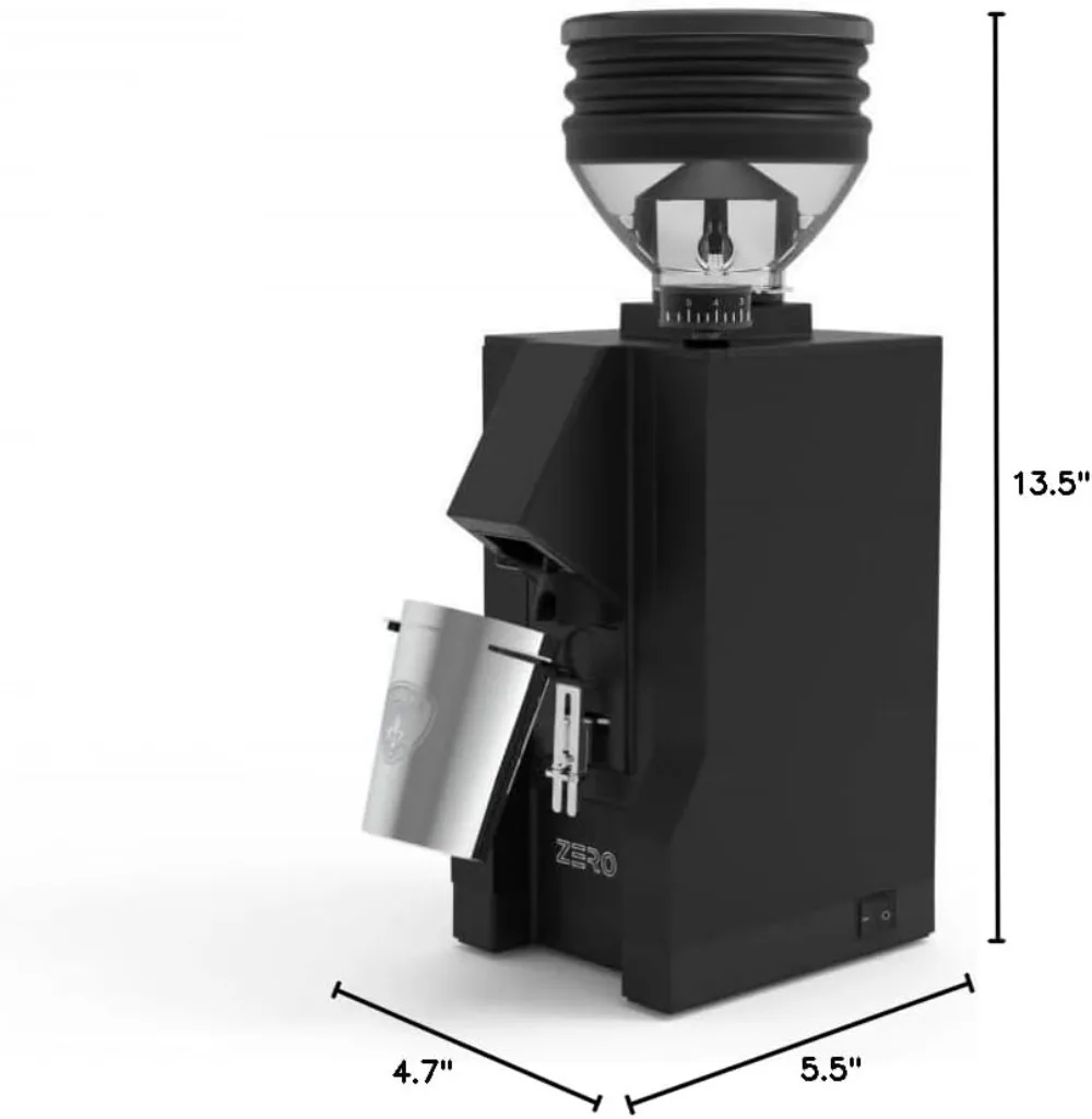 Eureka Mignon Zero Single Dose Espresso Grinder, Black