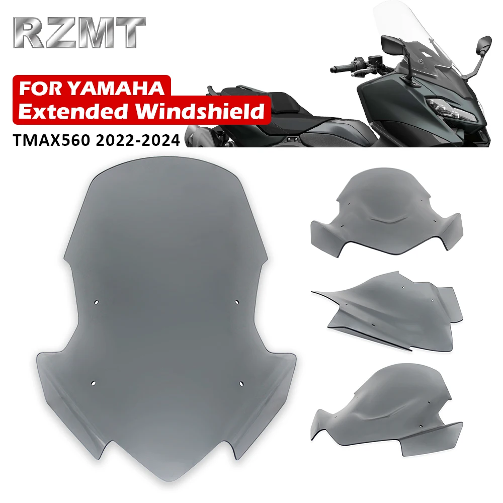 

Motorcycle Windshield Wind Screen Shield Deflector Protector For Yamaha T-MAX560 TMAX560 T-MAX 560 2022-2024 2023 Accessories