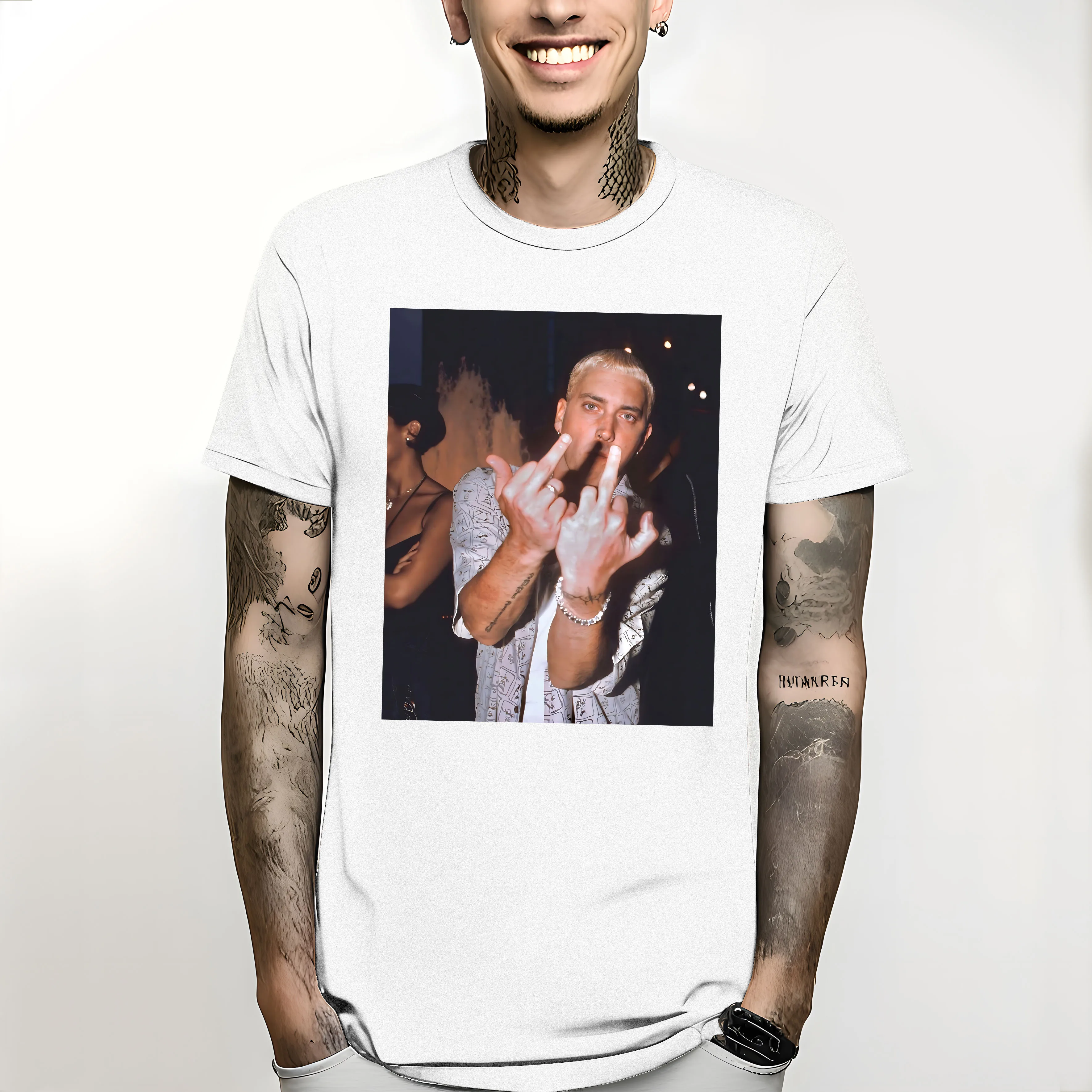 T Shirt Eminem Shirt Real Slim Shady men clothing oversized graphic tee streetwear Cartoon Casual 100% cotton Short Sleeve tops