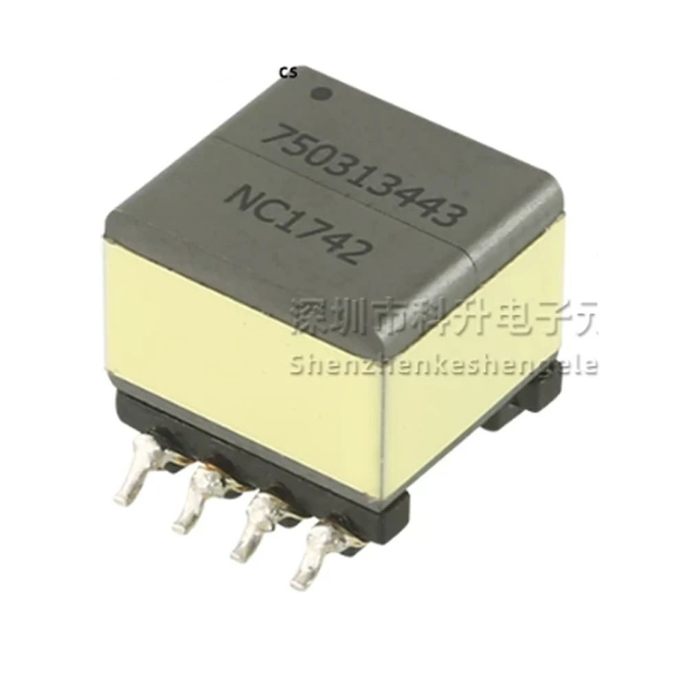 2PCS 750313443 9UH 1:1:1 7.3A SMD Isolated Flyback Transformer EP10 8-32VDC 12V 1500VAC Isolation Converter Power Supply