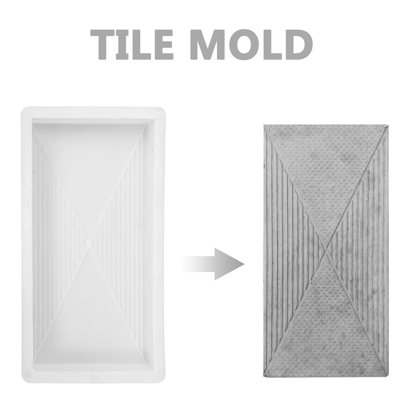 40x20x5cm Precast Brick Mold Style Concrete Paver Garden Pathway Stepping Stone Patio Plaster Walkway Pavement