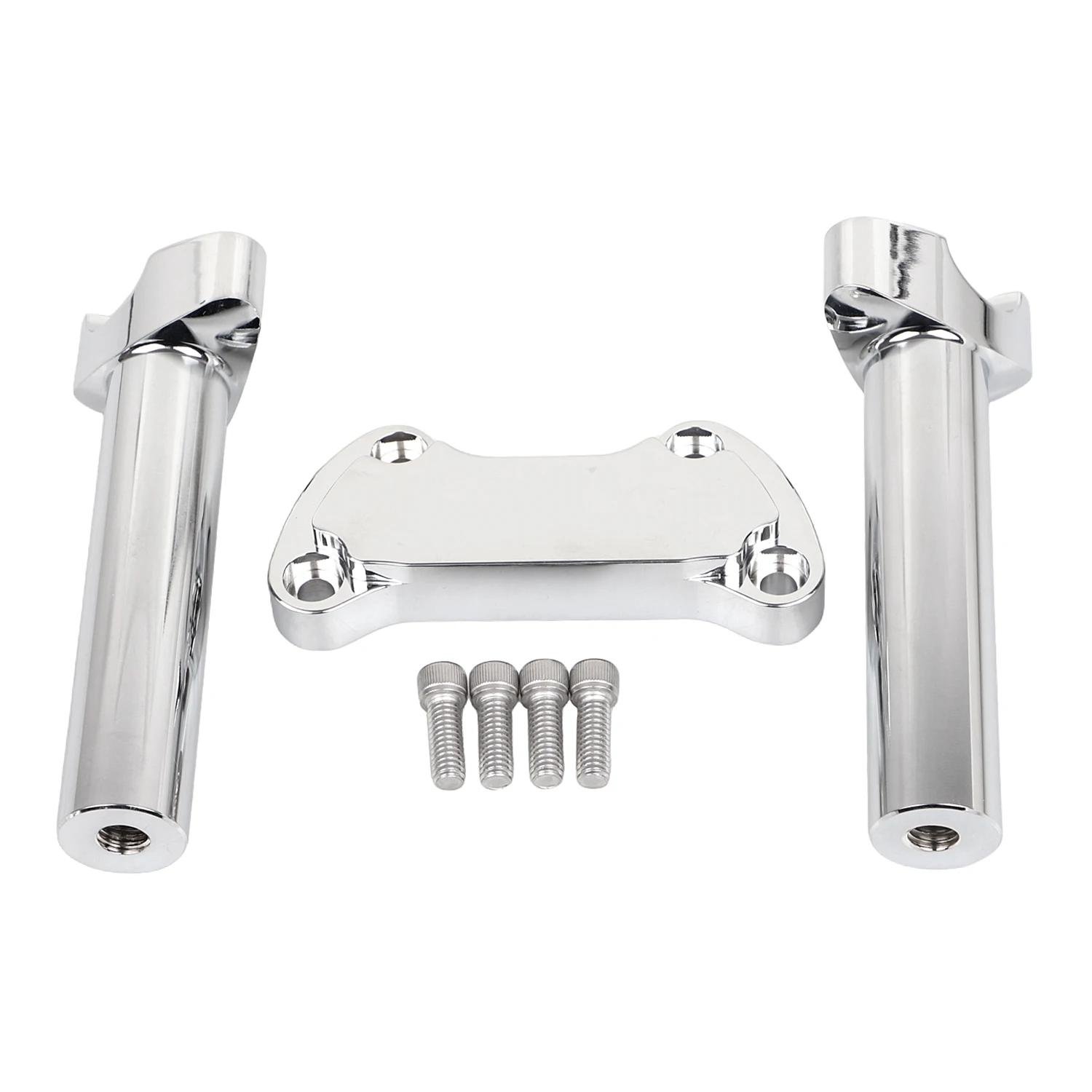 

Street Bob Motorcycle 5.5" Straight Handlebar Risers 1" Top Clamp For Harley Dyna Softail Fat Boy FLSTF Sportster XL 883 1200