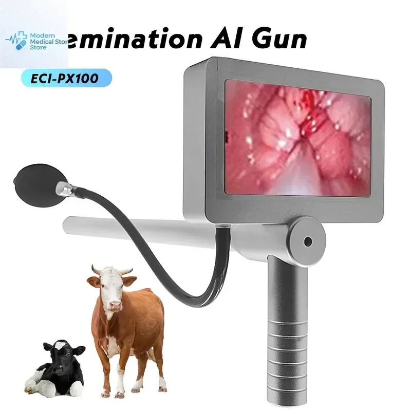 2026 New, High Quality, Veterinary Artificial Insemination AI for Cattle and Cows with Integrated Camera for