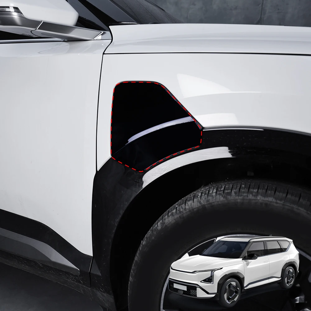 

For Kia EV5 2024 2025 Car Tuning Carbon Fiber Car USB Charging Port Cover Trim Exterior Accessories LHD/RHD