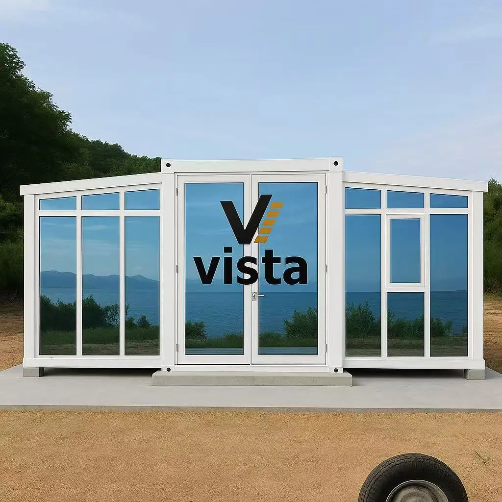 20Ft Container House 40Ft Tiny Villa Design Home Pitched Roof Container House