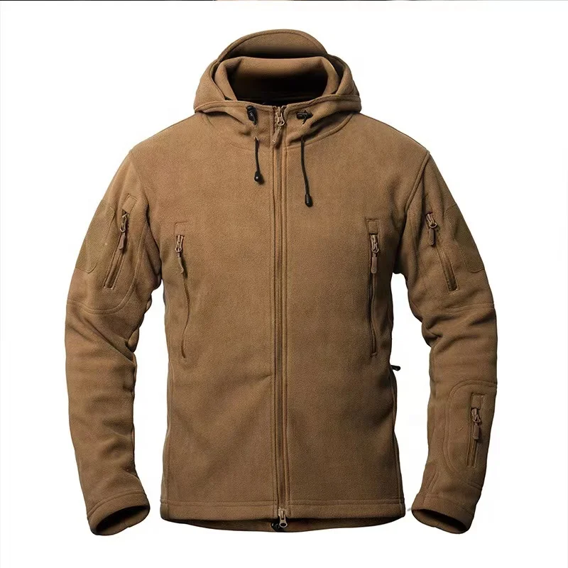 High Quality Wholesale Fleece Jacket Outdoor Hiking Warm Jacket Combat Camouflage Warm Jacket