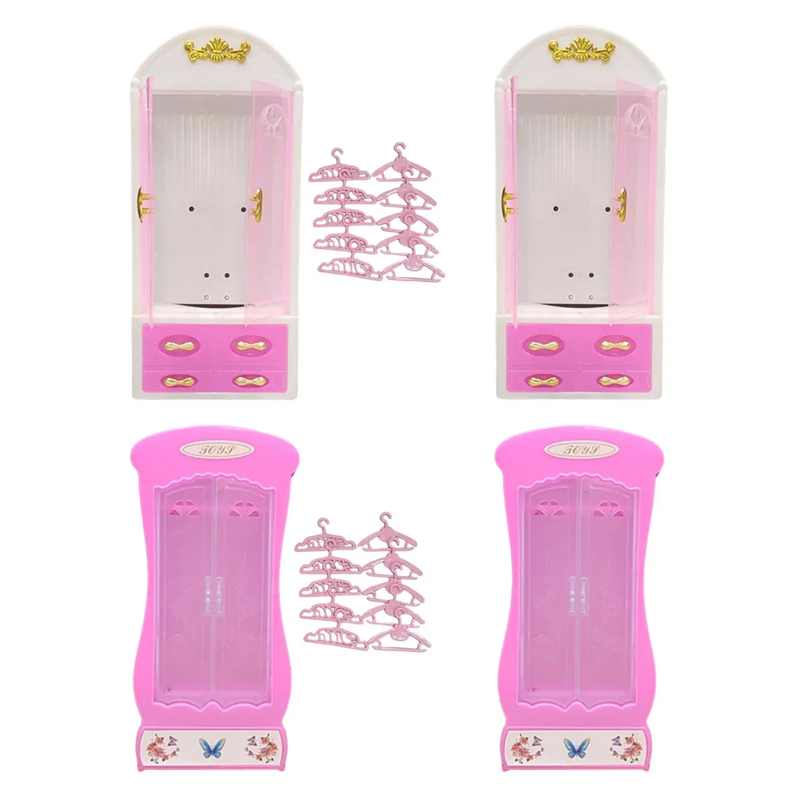 Mini armoire modèle poupée porte-vêtements ornement jouets Miniature maison meubles