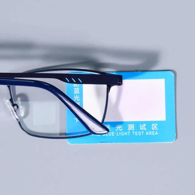 Mai Blume Vollformat Metall Lesebrille Für Männer Oversize Brillen Männer Platz Anti Blaues Licht Brillen + 75 + 125 + 175 – Detail 19