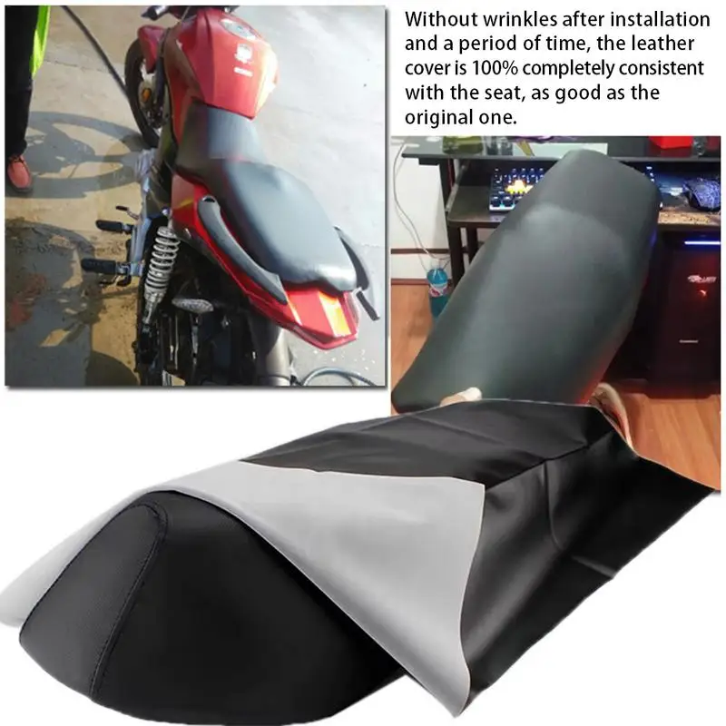 Motorcycle Seat Cover Universal Leather Seat Protector Wear-resisting Waterproof Cover For Most Motorcycle Repairing Accessories