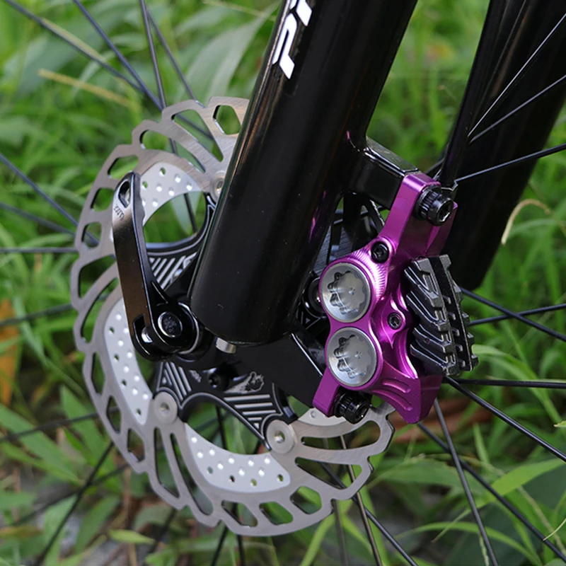 IIIPRO E4 4 Piston Hydraulic Brakes Ebike 800/1550mm CNC Heat Dissipating Brake Pads MTB Mountain Bikes Hydraulic Disc Brake Set