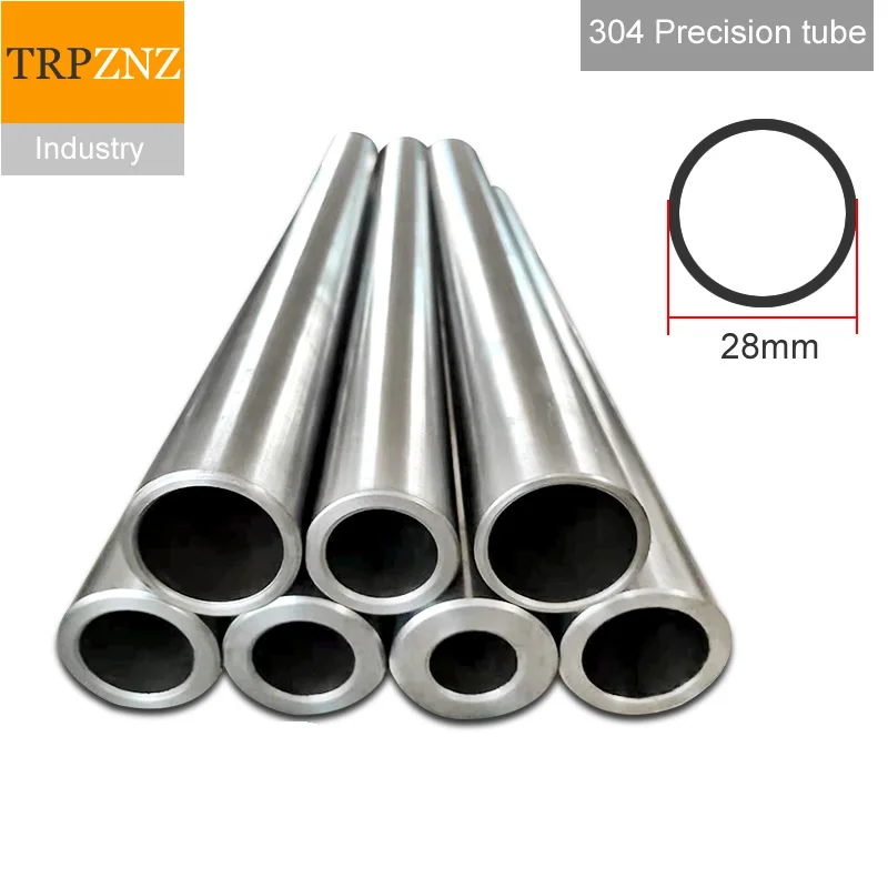 High quality ,304 stainless steel tube precision pipe Outer diameter 28mm inner diameter 24mm 25mm 26mm tolerance 0.05mm