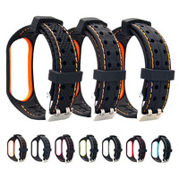 2pcs Bracelet For Mi band 7 6 Strap Sport belt Silicone watchband replacement Smartwatch bracelet for Xiaomi 3 4 5 6 strap