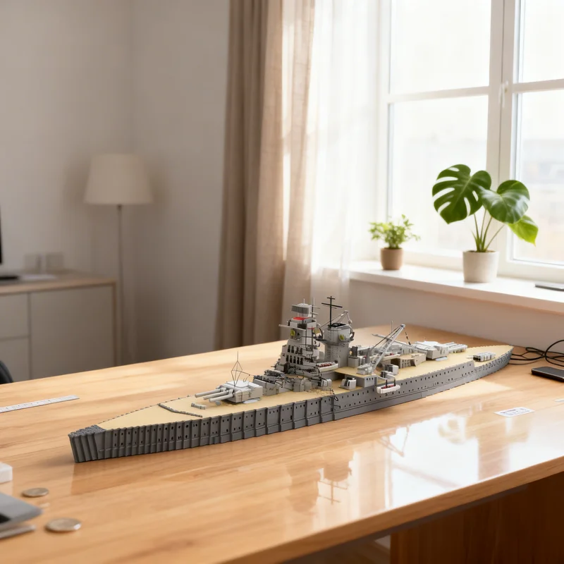

16556pcs MOC Admiral Graf Spee Boat Model Building Blocks Creative Display Gift Collectible Decor Kids Premium Adult Desk Home