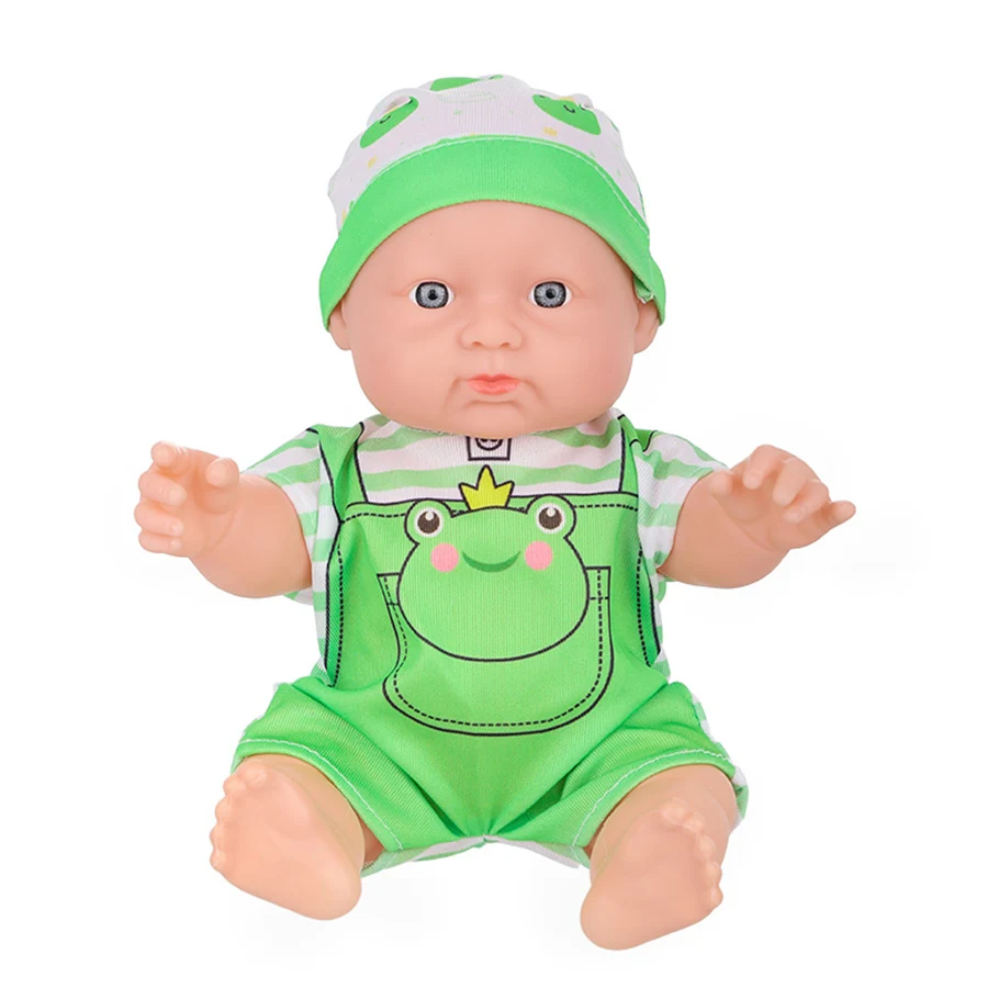 10inch Baby Doll Cute Movable Doll With Jumpsuits Realistic Reborn Baby Doll For Kids Birthday Gifts Children's Toys