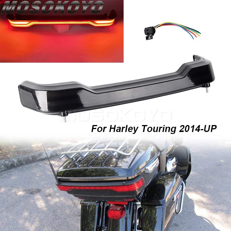 

Motorcycle Rear Tour Pack LED Brake Turn Signal Light Tail Lamp For Harley Touring FLHTCU FLHTCUL FLHTK FLHTKL FLTRU FLHTCUTG