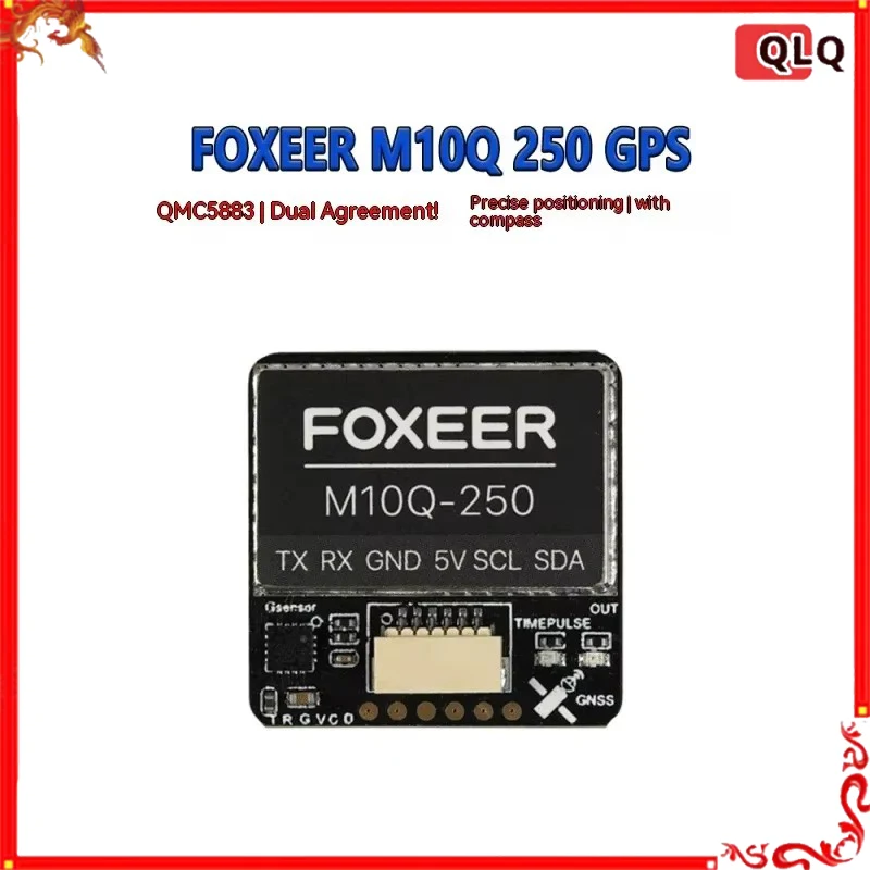 

Foxer M10q 250 GPS FPV Traverse Machine Игрушка с дистанционным управлением с прецизионным позиционированием двойного протокола и компасом для хобби