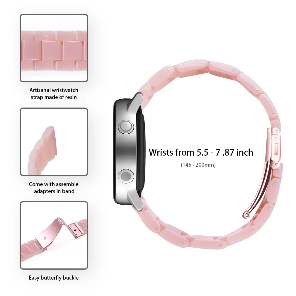 Hars Riem Samsung Galaxy Horloge 5/4 40Mm 44Mm Galaxy4 Classic 46Mm 42Mm Sporthorloge Band Band Galaxy Watch 5 Pro 45Mm Te Gebruiken