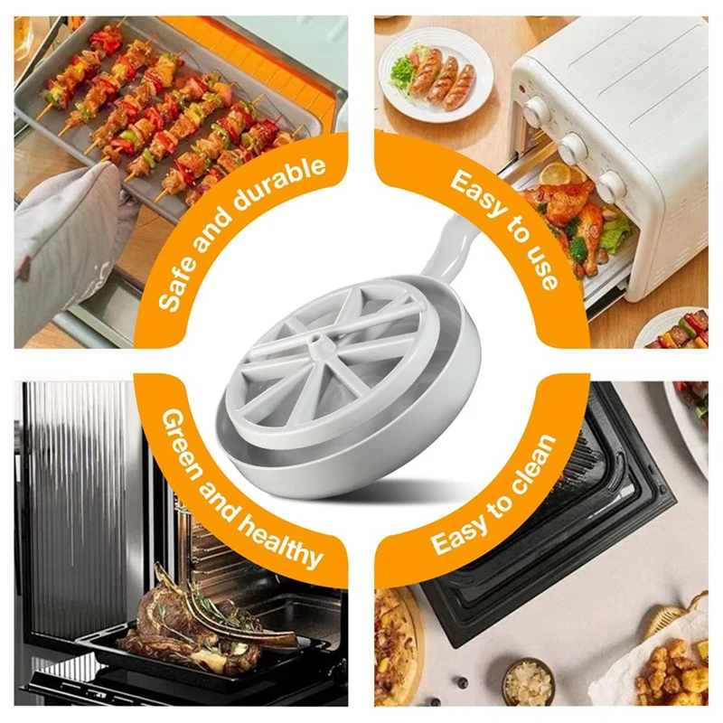 BAAG-Microwave Bacon Cooker Quick Cooking Bacon Rack Grease Collector Kitchen Gadget