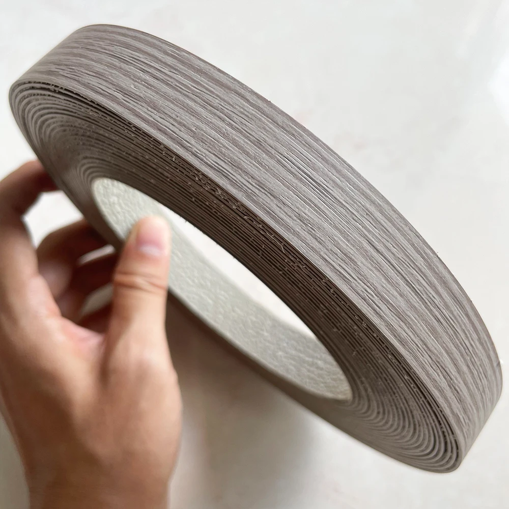 Hot Melt Self-adhesive PVC Edge Banding Strip Woodworking DIY Furniture Wardrobe Cabinet Edge Banding Width 2cm