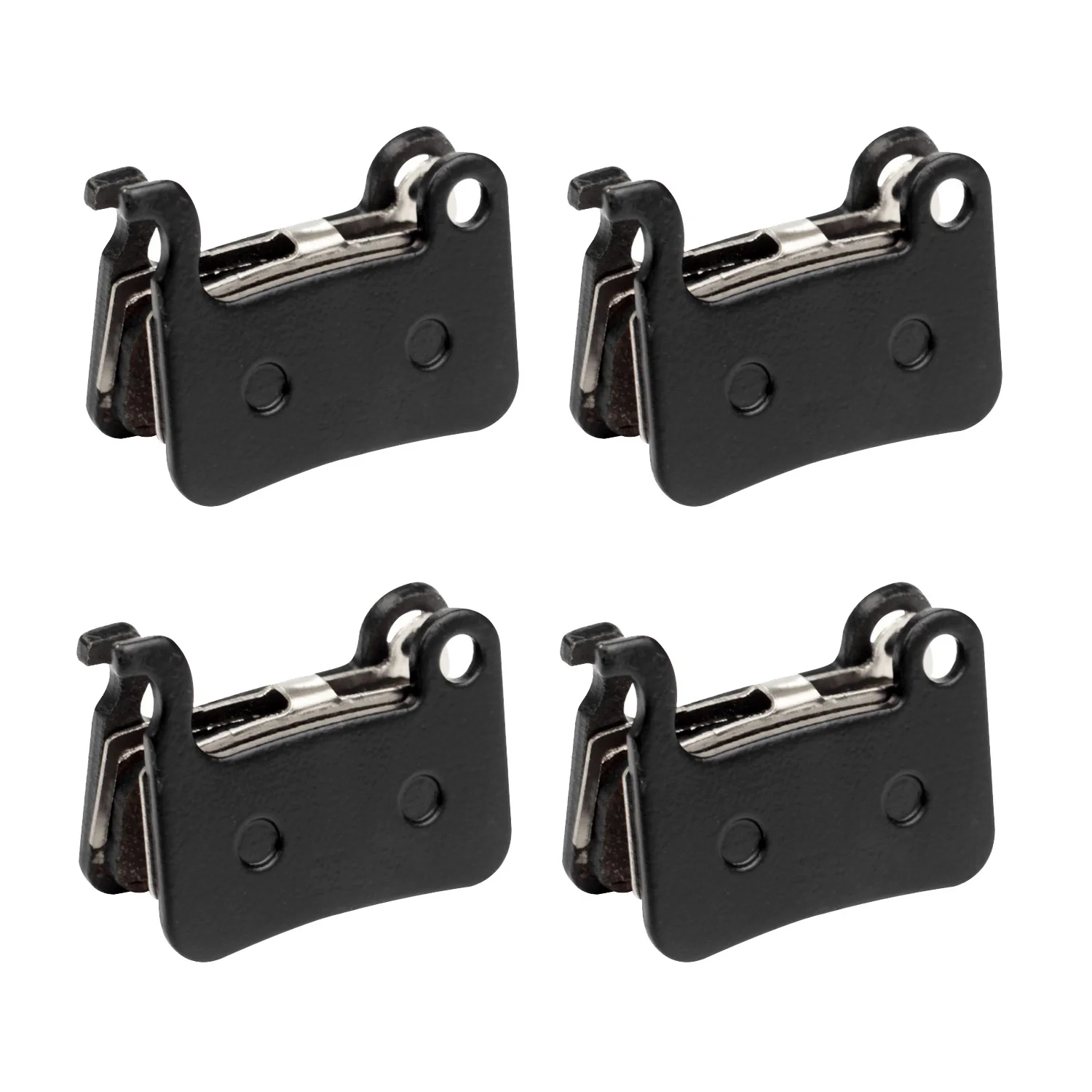 4 Pairs MTB Bicycle Resin Disc Brake Pads for Shimano Deore M596 M595 M535 SLX M665 XT M775/776/765 XT/R M975 M966 M965