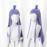 Nezha Conquers The Dragon King Cosplay Costumes Accessories Ao Bing Blue Purple Wig Ne Zhe 2 Halloween Carnival Cos Wigs