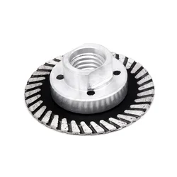 Lama da taglio pressata a caldo con disco da intaglio Mini Turbo diamantato da 60mm con flangia M14 5/8-11 lama per sega diamantata con filettatura per granito di pietra