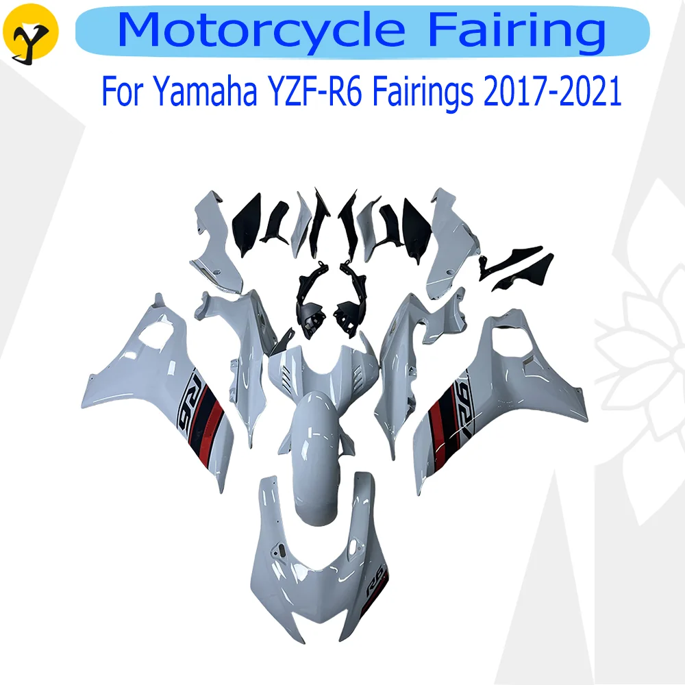 

For Yamaha YZF-R6 2017 2018 2019 2020 2021 YZF600 2021 Motorcycle Fairing Accessories Motorcycle Fairing Bodywork Set