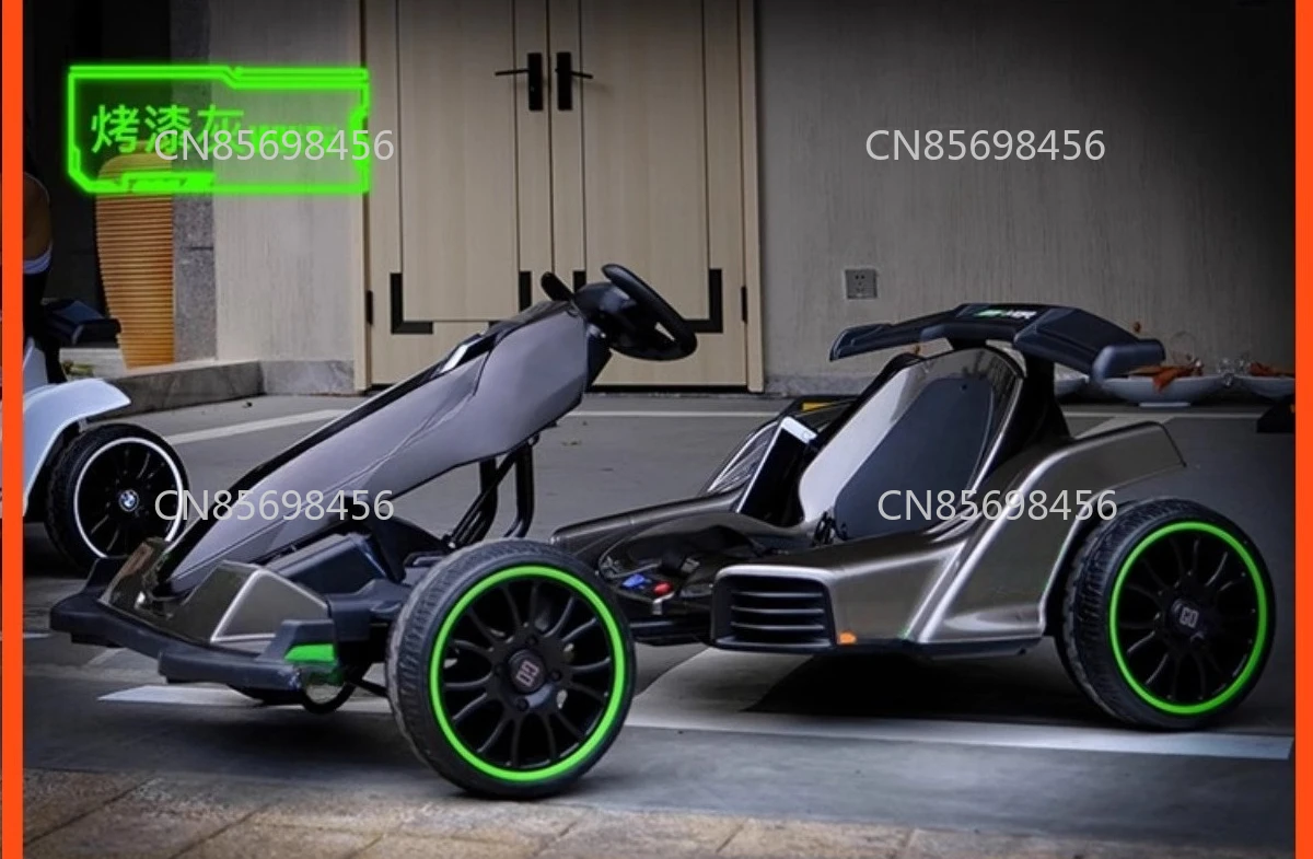 

4 Wheel Electric Drift Kart Rechargeable RC Car for Boys Girls Outdoor Play
