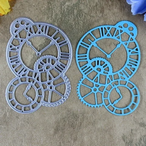 

Metal Die cutting Clocks Time Axis DIY Scrapbook cutting dies Die For DIY Scrapbooking Photo Album Embossing Folder Stencil