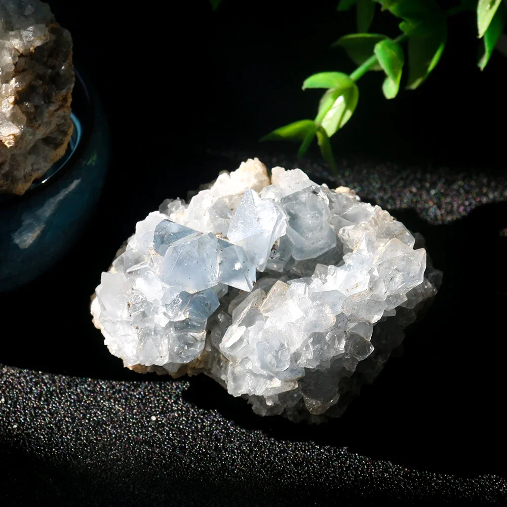 Natural Crystal Mineral Raw Stone Cyanite Cluster Ore Specimen Fish Tank Garden Landscaping Stone Decoration Room Decoration