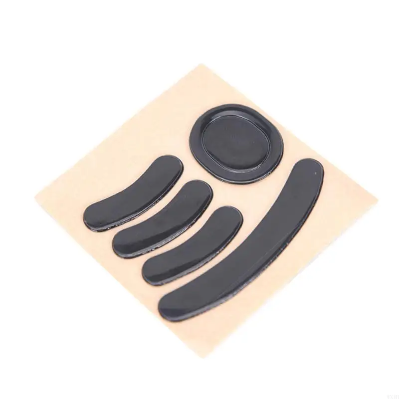 1Setマウスフィートマウススケートステッカーパッド丸いグライドカーブドエッジフィート交換Gプロワイヤレスマウス