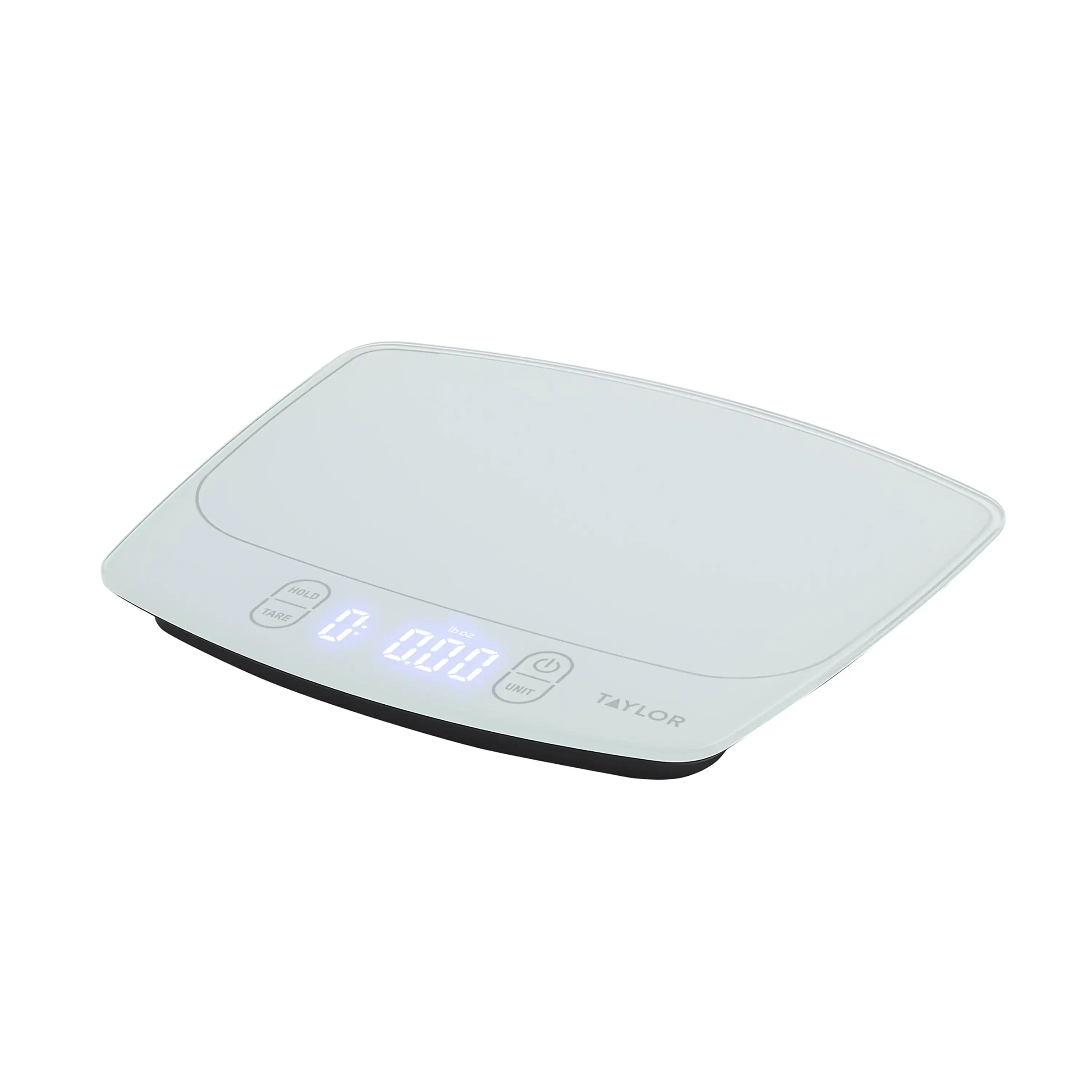 Balance de cuisine numérique étanche blanche, capacité de 11 lb, pour la cuisson, la préparation des repas, contrôle des portions, facile à nettoyer, écran LCD