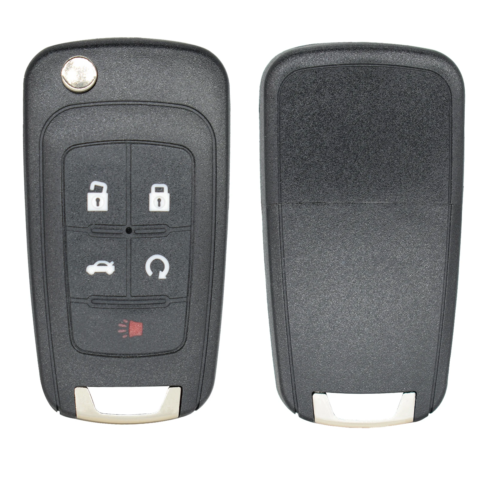 5 Buttons Flip Car Key Shell Fob Case For Chevrolet Cruze Equinox Malibu Opel Vauxhall Corsa Astra Holden Barina Colorado Remote