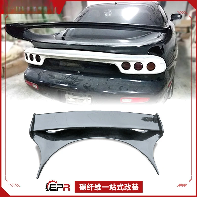 

SAAR для Mazda RX7 FD3S из углеродного волокна Yumong Style REGT, большой фиксированный задний спойлер, крыло