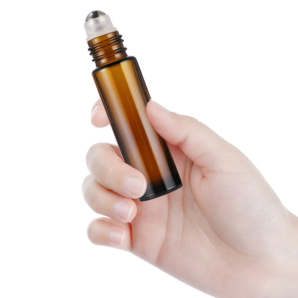 20 個の香水ボトル小さなガラスローラーボールボトル漏れ防止ポータブルエッセンシャルオイルサブパッケージ容器旅行
