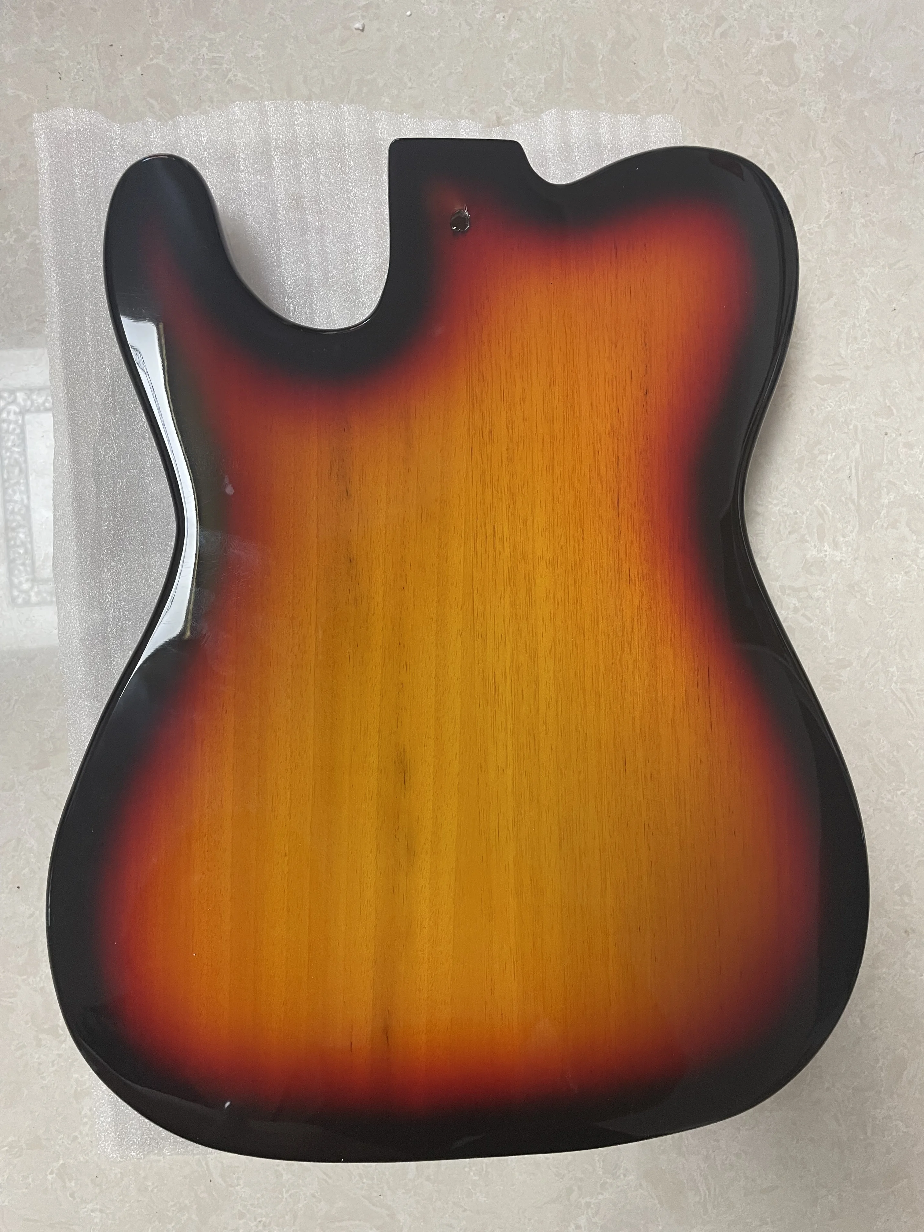 Custom electric guitar body,semi-finished guitar barrel, Poplar body, Sunset Custom Color, gloss finished,real photo