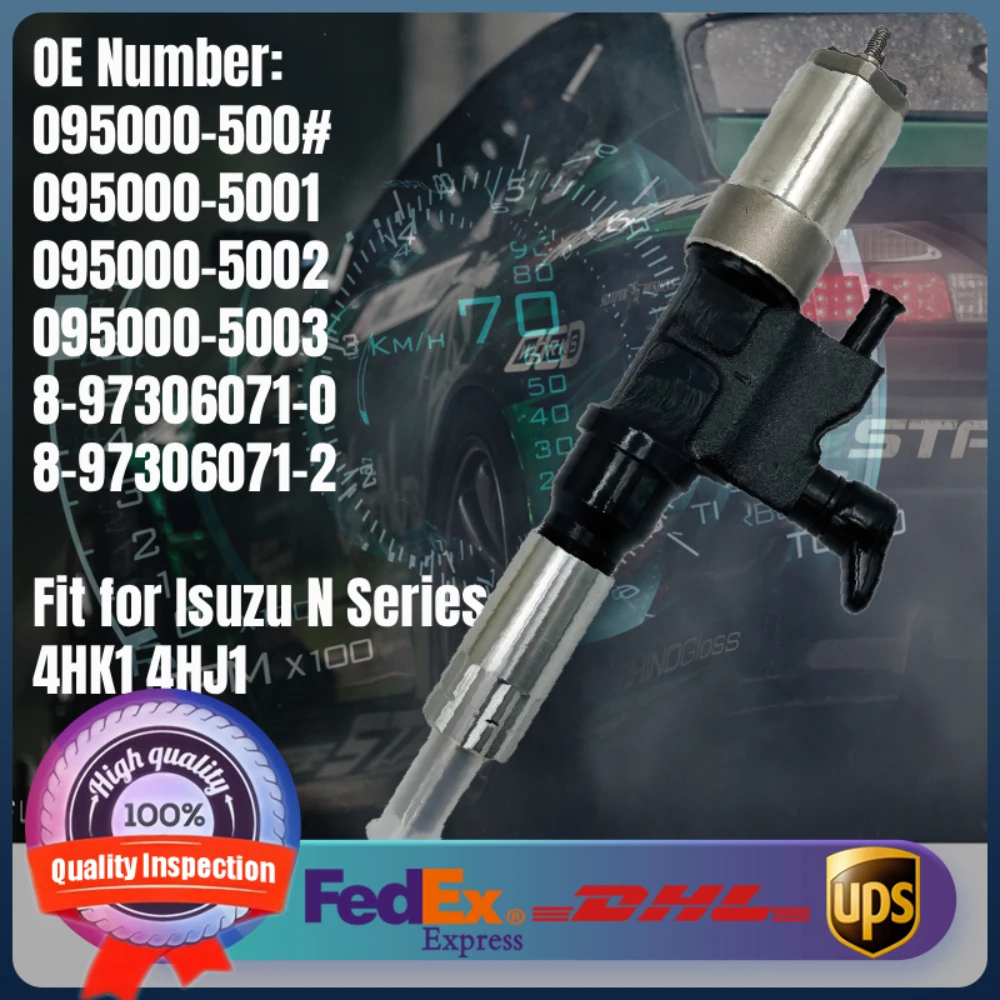 

Common Rail Injector 095000-5000 095000-5001 8-97306071-0 8-97306071-2 for ISUZU 4HK1 4HJ1 Diesel Engine