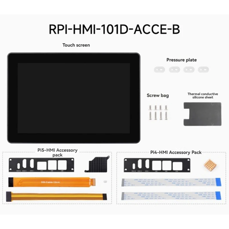 10.1inch Industrial HMI Touch Display for 5 1280x800 Industrial Touch Screen with 5MP Front Camera-ABVP